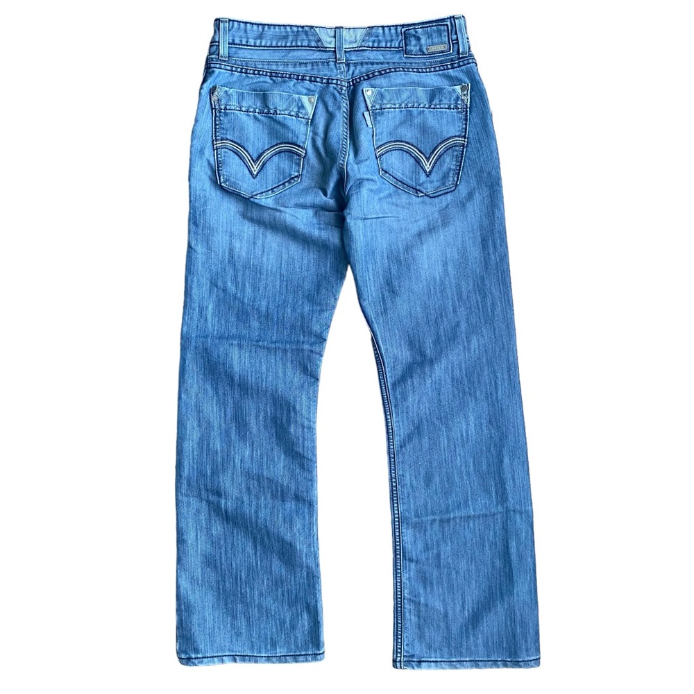 Levis SilverTab Bootcut Jeans 32 x 32 Western Lightwash Blue Gray Color Y2K - Picture 4 of 12